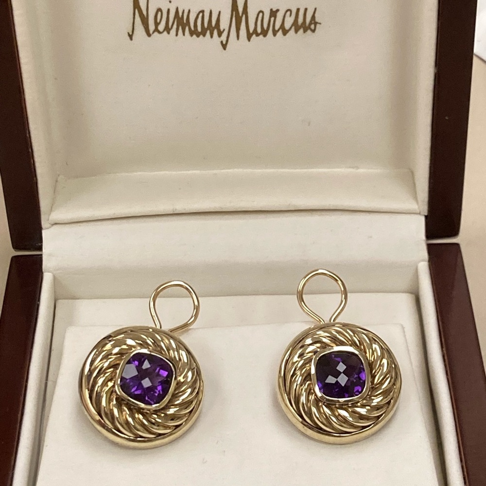 David yurman 14k earrings